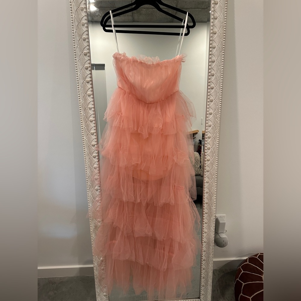 Lovers and Friends: Bobbit Gown in Blush Pink